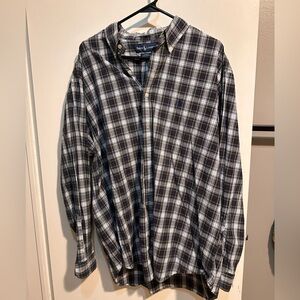 Ralph Lauren plaid multi color button up men’s XL 100% cotton